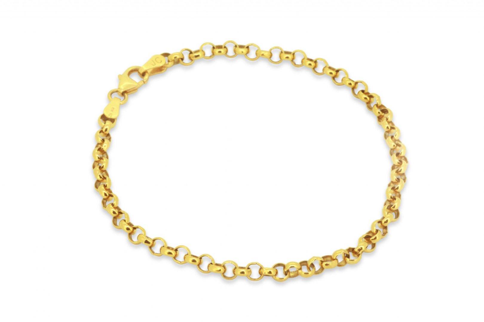 Gold Belcher Chain Bracelet in Yellow Gold - Gold River Jewellers