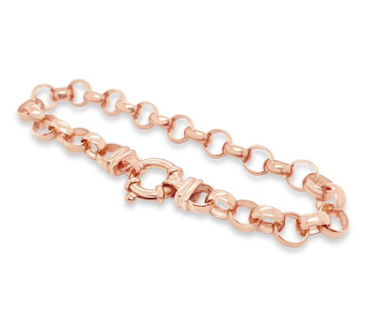 Belcher Bracelet in Rose Gold Gold River Jewellers