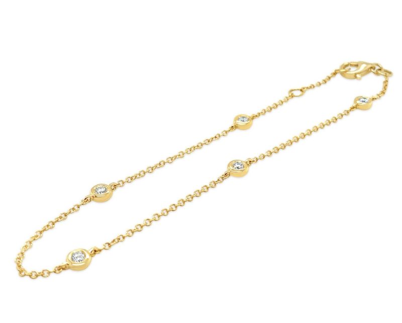 Diamond Bracelet in Yellow Gold - Gold River Jewellers