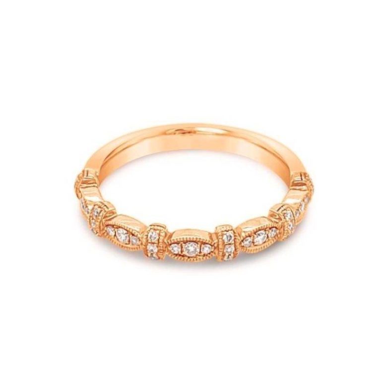 Rose Gold Stacker Ring Gold River Jewellers