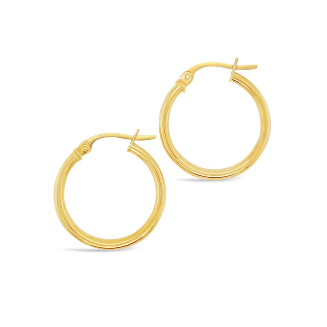 Classic 9ct Hoop Earring - Gold River Jewellers