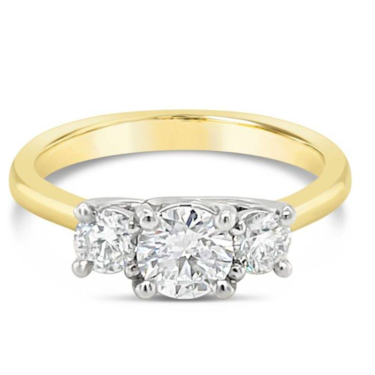 Diamond Trilogy Engagement Ring - Gold River Jewellers