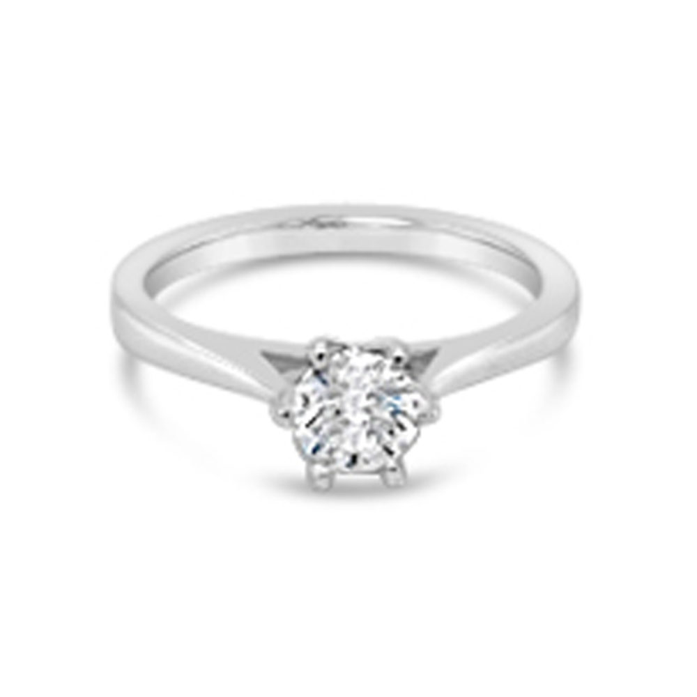 White Gold Solitaire Engagement Ring Gold River Jewellers