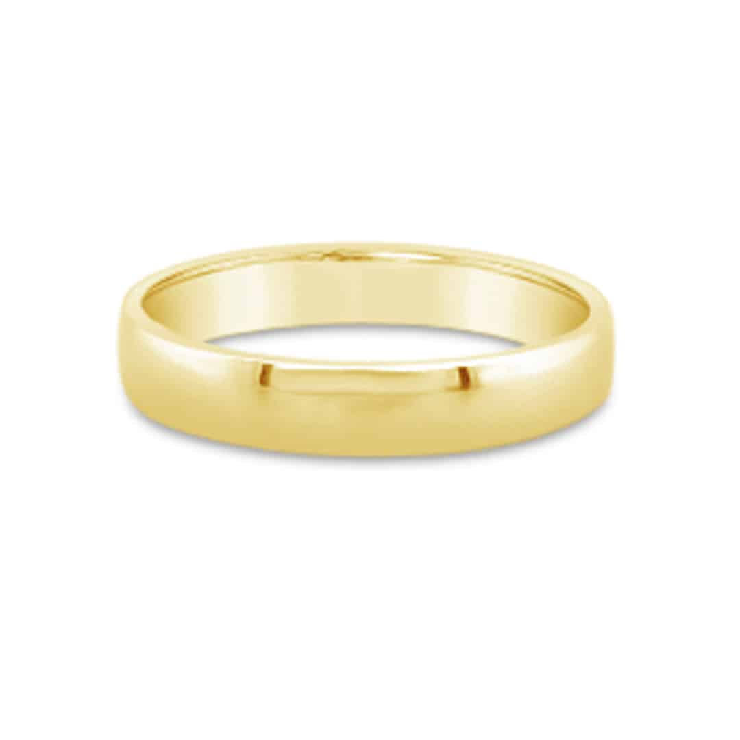 Yellow Gold Gents Wedding Ring - Gold River Jewellers