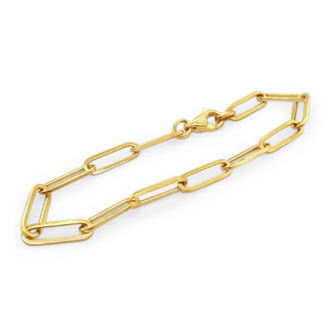 Paperclip Bracelet - Gold River Jewellers